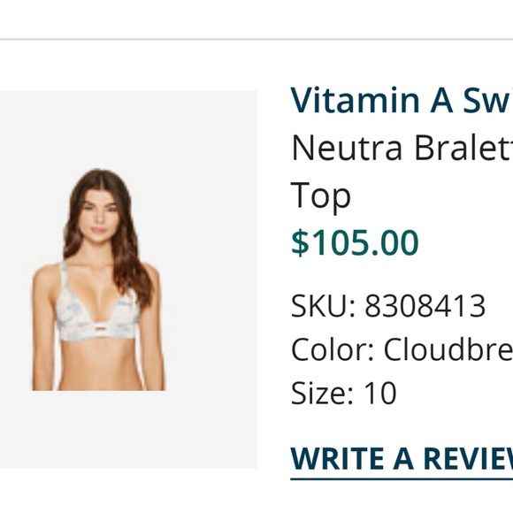 Bikini top and bottom - Picture 1 of 4